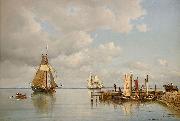 Carl Bille Sommardag i Oresund oil on canvas